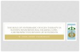 The Role of Hyperbaric Oxygen Therapy in Sudden Sensorineural Hearing Loss