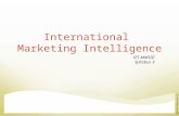 Ch-03 Market Intelligence Pricing Distri Int Mktg IES July2014 Ver1.0