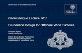 2011 Foundation Design for Offshore Wind