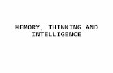 Memory, Thinking and Intelligence
