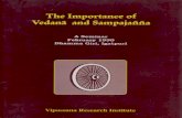 The Importance of Vedana and Sampajanna