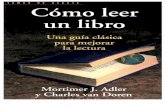 Adler Mortimer - Como Leer Un Libro