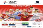 Daily Bulletin - EHF Euro 2014