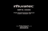 Muratec MFX 4555 Service Manual