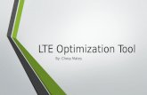 LTE Optimization Tool Presentation