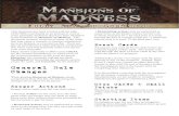 Mansions of Madness - Fully Revised Scenarios v1-3
