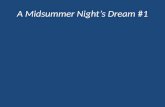 My Uni a Midsummer Nights Dream