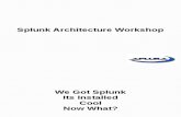 SplunkLive2012 Workshop Architecture
