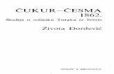 Života Đorđević ČUKUR ČESMA 1862 Studija o Odlasku Turaka Iz Srbije