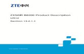 ZTE ZXSDR B8200 Product Description
