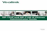 Yealink SIP-T2xP and SIP-T19P IP Phone Family Administrator Guide V72 25