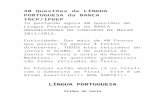40 Questões de Língua Portuguesa Da Banca Incp