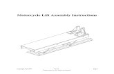 Motorcycle Lift Assembly Plans