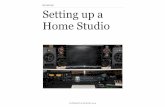 Setting Up a Home Studio