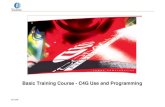 Basic Training Course - C4G Use and Programming