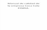 Manual de Calidad de La Empresa Coca Cola FEMSA (1) (1)