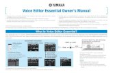 Yamaha MOXF Voice Editor