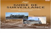 Guide de Surveillance – Chantiers d’Infrastructures de Transport, 2011