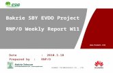 Bakrie SBY EVDO Project RNP Weekly Report W11 (HW) New Tamplate