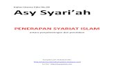 Kajian Utama Edisi 66 Majalah Asy-Syariah_Penerapan Syariat Islam, Antara Penyelewengan Dan Penolakan