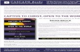 Excerpt from Brian Brock's new book "Captive to Christ, Open to the World"