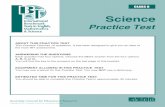 IBT (International Benchmark Test) Sample Paper Grade 8 Science