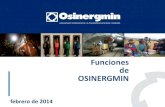 Funciones Osinergmin CEU 2014