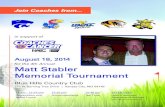 Matt Stabler Memorial Tournament Brochure