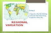 Group 3 Regional Variation Revised