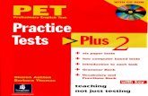 Longman - PET Practice Tests Plus 2 - Tests 3, 4, 5, 6