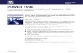 PUWER 1998 Open Learning Guidance