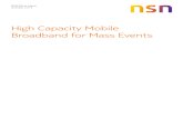 Nsn High Capacity Mobile Broadband for Mass Events White Paper