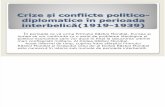 Crize Si Conflicte Politicodiplomatice in Perioada Interbelica