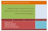LNG Cyrogenic Heat Exchanger Design Report