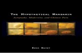 Eric Hayot-The Hypothetical Mandarin_ Sympathy, Modernity, And Chinese Pain (Modernist Literature & Culture) (2009)