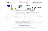 Hallyu Camp 2014 - Course Outline v1.0