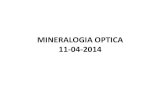 Mineralogia Optica 11-04-2014