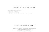 Psikologi Sosial - Pendekatan Beberapa Teori
