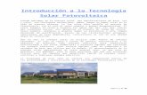 Introducción a La Tecnología Solar Fotovoltaica