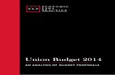 2014 Union Budget Analysis by ELP
