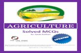 Agriculture Solved MCQs 2001 to 2013