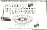 Catalogo de Monedas Del Uruguay 1831-1998