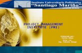 Mapa conceptual Project Management Institute
