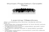 Lab 13 - Human Population Growth Rate