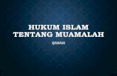 Presentasi Agama: Hukum Islam tentang Muamalah