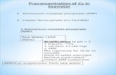 Preconcentration of Cs in Seawater
