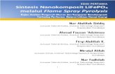 Buku Sintesis Nanokomposit LiFePO4 Melalui Flame Spray Pyrolysis