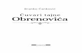 Cuvari Tajne Obrenovica-Branko Cankovic
