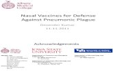 Novel Vaccines for Defense Against Pneumonic Plague