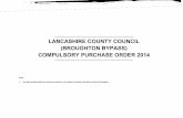 Broughton Bypass Sealed Order - Lancashire County Council